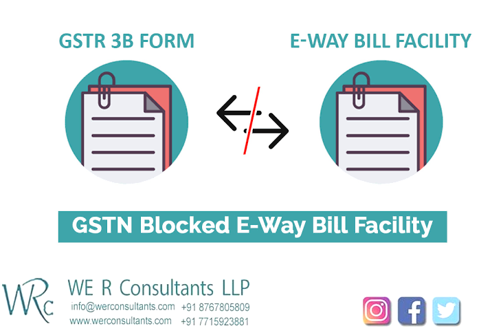 E-Way bill generation is blocked for tax defaults-